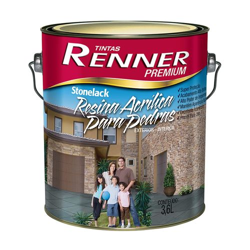 Resina acr RENNER piedras y ladrillos 0.9 L