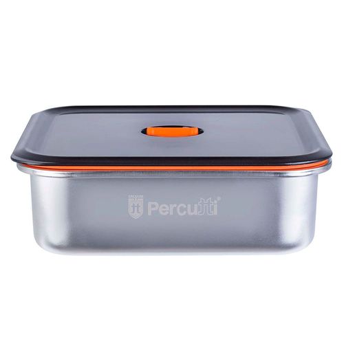 Hermético Cuadrado Inox. 1500 ml PERCUTTI