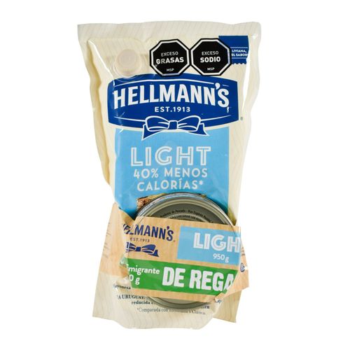 Mayonesa HELLMANNS light doypack + Atún
