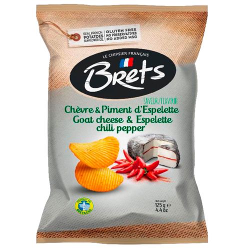 Papas Fritas BRETS Queso de Cabra y Chili 125 g