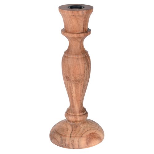 Candelabro en madera 10x25 cm