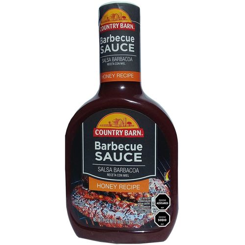 Salsa barbacoa con miel COUNTRY BARN 510 g