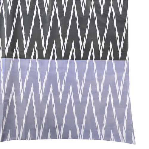 Cortina de baño DOHLER microfibra 180 x 180 cm blanco, gris, negro