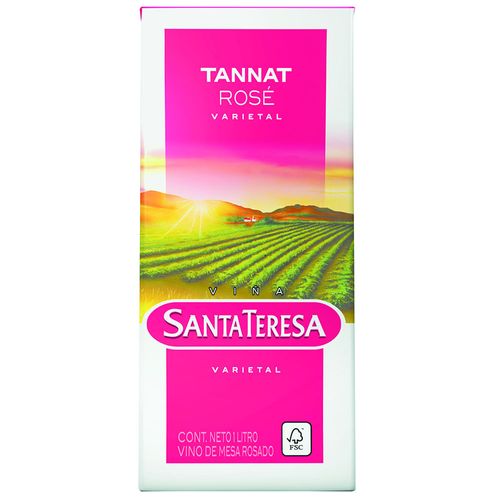 Vino Rosado de mesa Tannat Santa Teresa 1 L