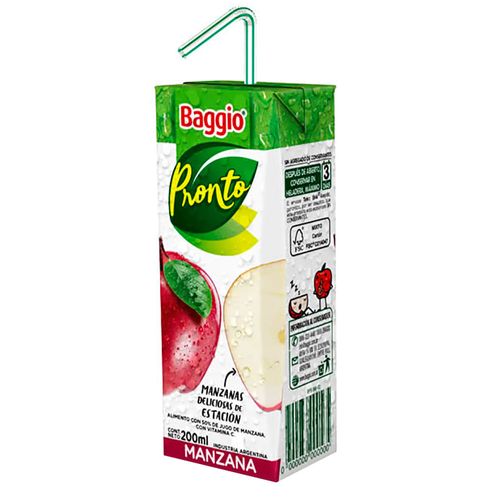 Jugo BAGGIO Manzana 200 ml