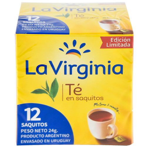 Té negro LA VIRGINIA x 12 sobres