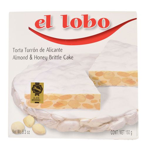 Torta turrón alicante El Lobo 150 g