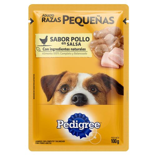 Alimento para perros PEDIGREE Razas Pequeñas pollo 100 g