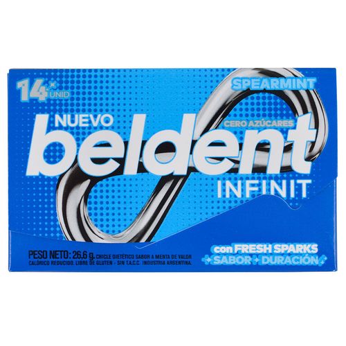Chicle BELDENT Infinit spearmint 14 un.
