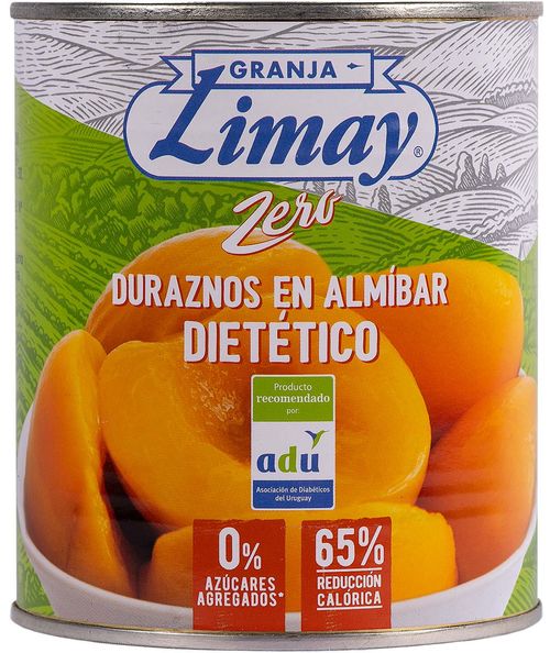 Duraznos en almíbar LIMAY dietético 800 g