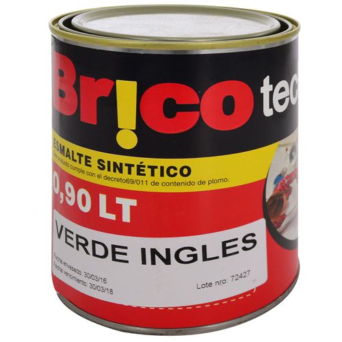 Esmalte sintético verde ingles brillante BR!CO-TECH 900 ml