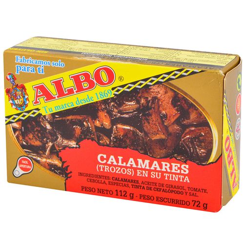 Calamares en su tinta ALBO 112 g