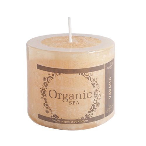 Vela ORGANIC 5x5 cm vainilla
