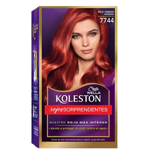 Coloración KOLESTON Wella Kit Rojo Ardiente 7744