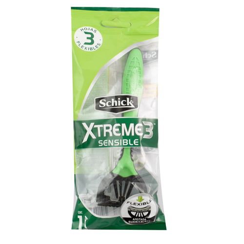 Maquina de afeitar SCHICK Xtreme 3 piel sensible x1