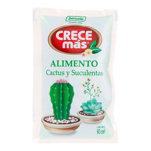 Alimento CRECE MÁS para cáctus y suculetas sachet