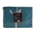 Juego-de-sabanas-1-plaza-en-microfibra-Azul-petroleo-2