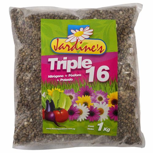 Fertilizante triple 16 MACCIO 1 kg