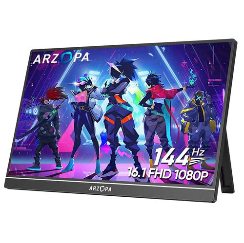 Monitor Gamer Portatil ARZOPA 16" FHD 144 Hz