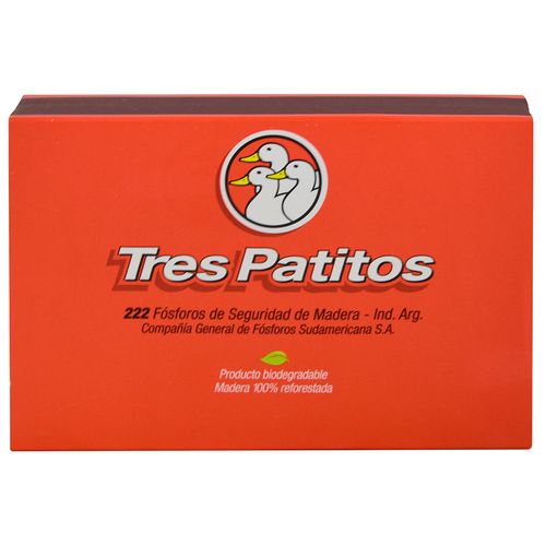 Fósforos Tres patitos x 200 unidades