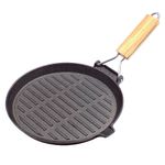 Plancha-grill-red-con-mango-en-madera-diametro-24cm-hierro-0