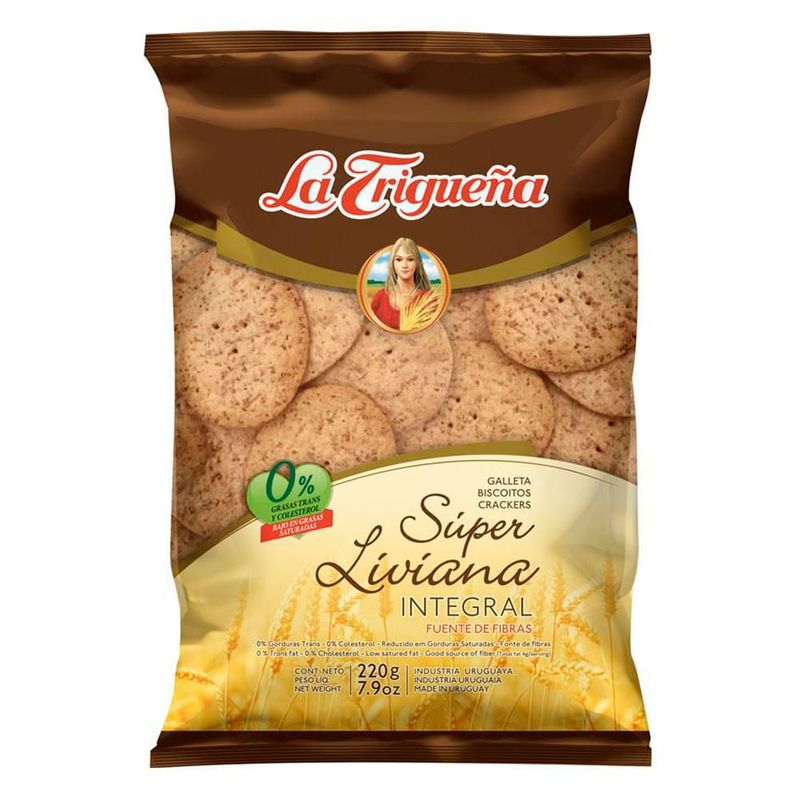 Galleta-Super-Liviana-LA-TRIGUEÑA-Integral-Plus-220-g-0