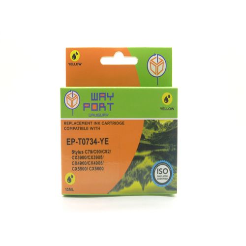 Cartucho WAY PORT para EPSON Mod. Amarillo T