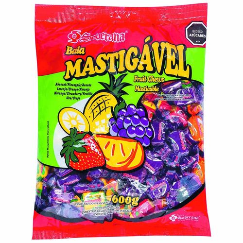 Caramelos masticables fruta surtida SOBERANA 600g