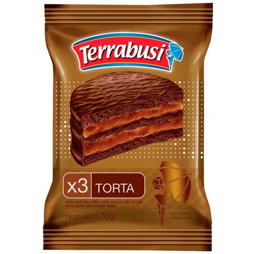 Alfajor triple TERRABUSI torta 70 g