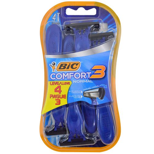 Máquina de afeitar COMFORT 3 Action normal lleve 4x3