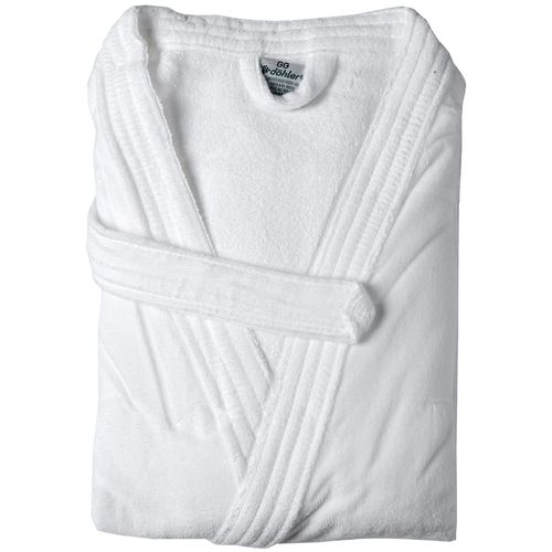 Bata de baño DOHLER en velour blanco talle GG