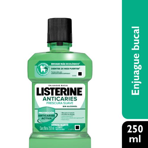 Enjuague bucal LISTERINE zero anticaries 250 ml