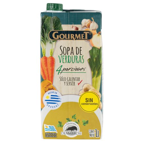 Sopa de verduras GOURMET 1 L