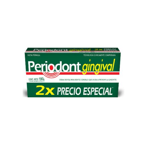 Pack 2 un. crema dental PERIODONT gingival 90 g