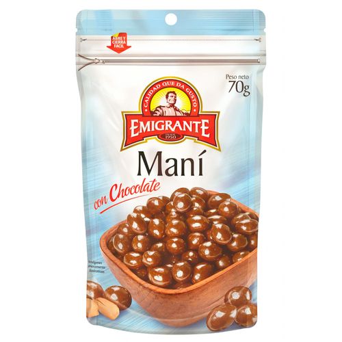 Maní con Chocolate EMIGRANTE 70 g