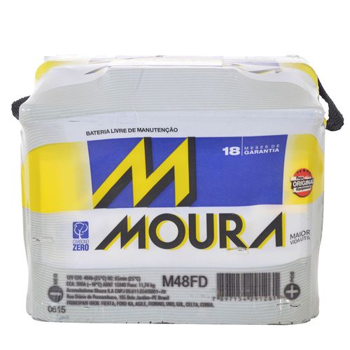 Batería MOURA 75 Amp derecha mib48fd