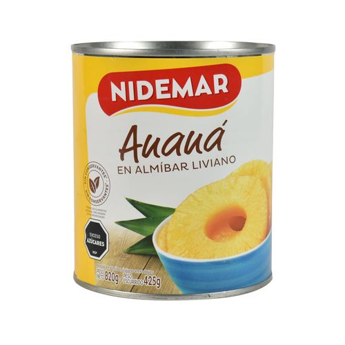 Ananá en almibar NIDEMAR lata 820 g