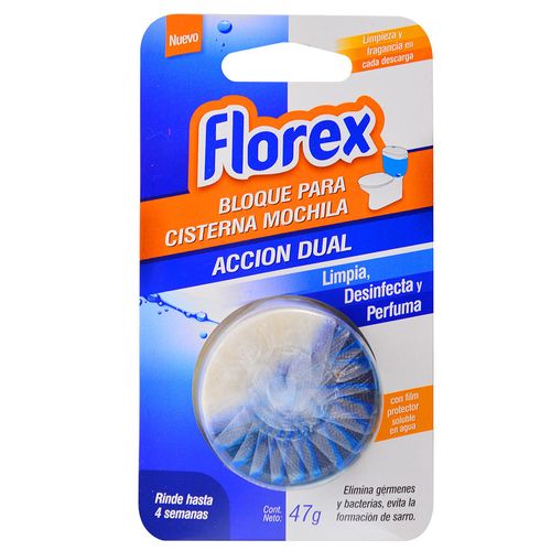 Bloque Inodoro FLOREX para Mochila Duo 47 g