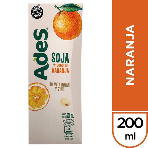 Jugo ADES Naranja 200 ml