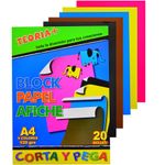 Block-papel-afiche-TEORIA--20-hojas-de-colores-A4-120g-0