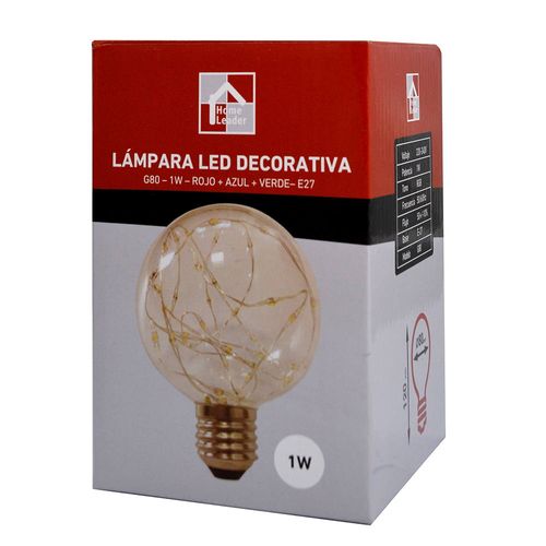 Lámpara HOME LEADER led deco G80 1 W E27