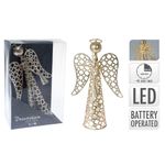 Angel-30-cm-10-Led-oro-brillo-0