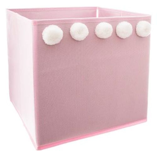 Caja deco infantil 29x29x29 color rosa