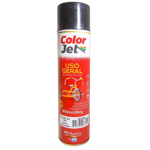 Color jet RENNER negro brillante 400 ml