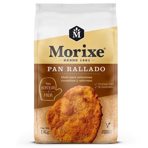 Pan rallado MORIXE 1 kg