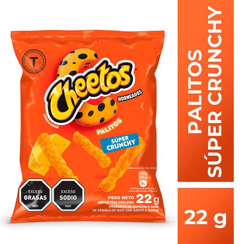 Cheetos palitos de queso 22 g