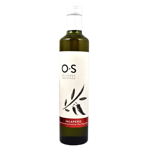 Aceite de oliva OLIVARES SALTEÑOS jalapeño 500 cc