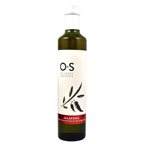 Aceite de oliva OLIVARES SALTEÑOS jalapeño 500 cc