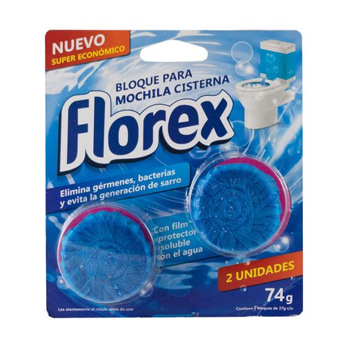 Bloque azul para mochila FLOREX x 2