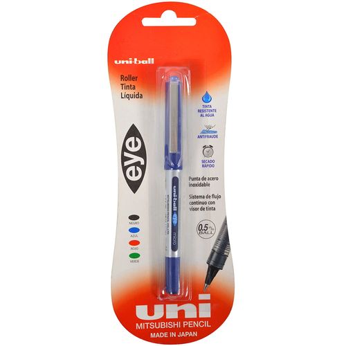 Lapicera UNI tinta liquida 0.5 azul